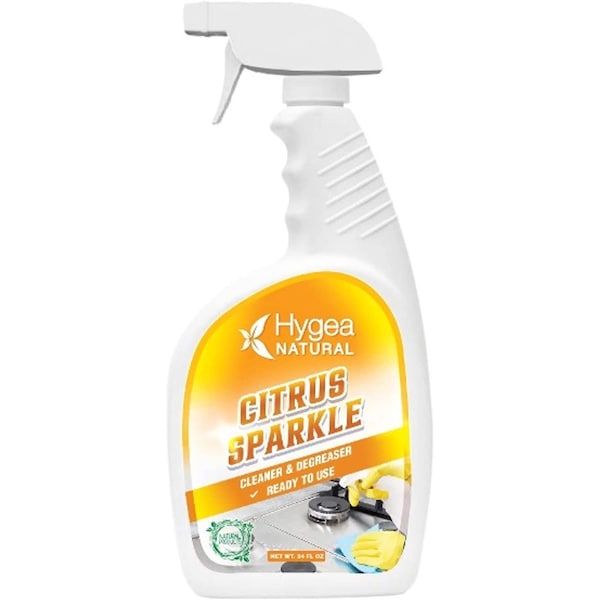 Hygea Natural Citrus Sparkle Natural Cleaner and Degreaser Ready to Use 24 oz HN-3004 - main